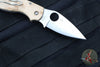 Spyderco Chaparral- SLIPIT Slipjoint- Maple Wood Handle- Satin Flat Ground Knife C152NLWDP