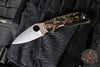 Spyderco Chaparral Raffir Noble Designed Handle Satin Flat Ground Lockback Knife C152RNP