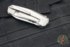 Spyderco Techno Flipper- Bead Blast Titanium Handle- Satin Flat Ground Sheepsfoot Knife C158TIP3