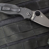 Spyderco Para 3 Folder- Black Handle- Black CPM S30V Steel Blade C223GPBK