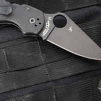 Spyderco Para 3 Folder- Black Handle- Black CPM S30V Steel Blade C223GPBK