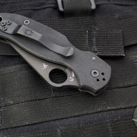 Spyderco Para 3 Folder- Black Handle- Black CPM S30V Steel Blade C223GPBK