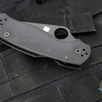 Spyderco Para 3 Folder- Black Handle- Black CPM S30V Steel Blade C223GPBK