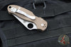 Spyderco Para 3 Folder- Brown G-10 Handle- Stonewash CPM 15V Steel C223GPBN15V