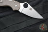 Spyderco Para 3 Folder- Lightweight- Brown FRN- Satin CPM-15V Plain Edge C223PBN15V