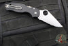 Spyderco Para 3 Lightweight Folder- Black FRN Handle- Satin Serrated Edge C223SBK