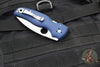 Spyderco Shaman- Cobalt Blue G-10 Handle- Satin Saber Ground SPY27 Steel Blade- Compression Lock Knife C229GPCBL