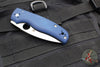 Spyderco Shaman- Cobalt Blue G-10 Handle- Satin Saber Ground SPY27 Steel Blade- Compression Lock Knife C229GPCBL