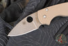 Spyderco Lil' Native- Brown G-10 Handle- Satin Flat Ground 15V Blade C230GPBN15V