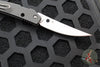 Spyderco Ikuchi Carbon Fiber Handle Satin Flat Ground Compression Lock C242CFP