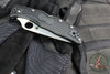 Spyderco Endela Lockback Folder- Black Handle- Satin Flat Ground Blade C243PBK