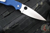 Spyderco Native Chief Folding Knife- Cobalt Blue G-10 Handle- SPY27 Steel Drop Point Satin Blade C244GPCBL