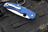 Spyderco Native Chief Folding Knife- Cobalt Blue G-10 Handle- SPY27 Steel Drop Point Satin Blade C244GPCBL