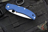 Spyderco Native Chief Folding Knife- Cobalt Blue G-10 Handle- SPY27 Steel Drop Point Satin Blade C244GPCBL