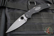 Spyderco Native Chief Folding Knife- Black FRN Handle- Black Blade C244PBBK