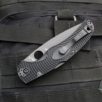 Spyderco Native Chief Folding Knife- Black FRN Handle- Black Blade C244PBBK