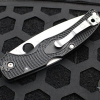 Spyderco Native Chief Folding Knife- Black FRN Handle- Satin Blade C244PBK