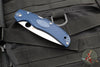 Spyderco Native Chief Folding Knife- Cobalt Blue FRN Handle- Satin CPM SPY27 Steel Blade C244PCBL