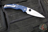 Spyderco Native Chief Folding Knife- Dark Blue FRN Handle- Satin Blade C244PDBL