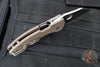 Spyderco Microjimbo Folder- Wharncliffe- Brown G-10 Handle- Satin 15V Blade C264GPBN15V
