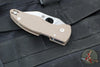 Spyderco Microjimbo Folder- Wharncliffe- Brown G-10 Handle- Satin 15V Blade C264GPBN15V