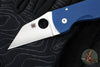 Spyderco Microjimbo Folder- Wharncliffe- Cobalt Blue G-10 Handle- Satin SPY27 Blade C264GPCBL