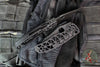 Spyderco Edgerati Compression Lock Folder- Black Skeletonized Aluminum Handle- Black S30V Blade C266BKALBKP