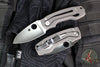 Spyderco PITS2- SLIPIT Slipjoint- Matte Finished Titanium Handle- Satin M398 Blade C269TIP