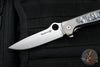 Spyderco Slym R.I.L. Folder- Gray PVD Titanium Handle- Dark Matter Polar FatCarbon Inlay- Stonewash Blade C271TIP