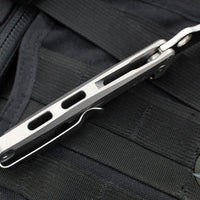 Spyderco Slym R.I.L. Folder- Gray PVD Titanium Handle- Dark Matter Polar FatCarbon Inlay- Stonewash Blade C271TIP