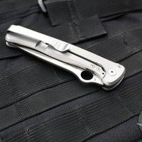 Spyderco Slym R.I.L. Folder- Gray PVD Titanium Handle- Dark Matter Polar FatCarbon Inlay- Stonewash Blade C271TIP