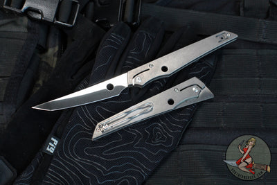 Spyderco Cobol Slipjoint Knife- Titanium Handle- Satin M390 Blade C273TIP