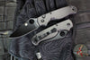 Spyderco ButtonUp- Button Lock Knife- Modified Clip Point- Carbon Fiber/G-10 Handle- Black Finished Blade C275CFPBK