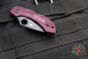 Spyderco Dragonfly Compact Folding Knife- Burgundy FRN Handles- Black PD#1 Steel Blade C28BGBKP2