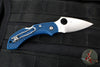 Spyderco Dragonfly Compact Folding Knife- Cobalt Blue FRN Handle- SPY27 Satin Blade C28PCBL2