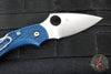 Spyderco Dragonfly Compact Folding Knife- Cobalt Blue FRN Handle- SPY27 Satin Blade C28PCBL2