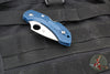Spyderco Dragonfly Compact Folding Knife- Cobalt Blue FRN Handle- SPY27 Satin Blade C28PCBL2