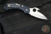 Spyderco Dragonfly Compact Folding Knife- Drop POint- Emerson Opener- Gray FRN Handle- Satin Blade C28PGYW2