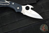 Spyderco Dragonfly Compact Folding Knife- Drop POint- Emerson Opener- Gray FRN Handle- Satin Blade C28PGYW2