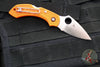 Spyderco Dragonfly Compact Folding Knife- Orange FRN Handle- Satin Blade C28POR2