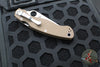 Spyderco Military Folding Knife- Modified Clip Point- Brown G-10- Satin CPM15V Steel Blade C36GPBN15V2