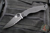 Spyderco Military 2 Folding Knife- Modified Clip Point- Black G-10 Scales- Black Part Serrated Blade C36GPSBK2