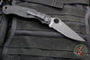 Spyderco Military 2 Folding Knife- Modified Clip Point- Black G-10 Scales- Black Part Serrated Blade C36GPSBK2