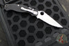 Spyderco Military 2 Folding Knife- Modified Clip Point- Black G-10 Scales- Satin Full Serrated Blade C36GS2