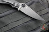 Spyderco Military 2 Folding Knife- Modified Clip Point- Black G-10 Scales- Black Full Serrated Blade C36GSBK2