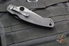 Spyderco Military 2 Folding Knife- Modified Clip Point- Black G-10 Scales- Black Full Serrated Blade C36GSBK2