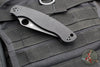 Spyderco Military 2 Folding Knife- Modified Clip Point- Black G-10 Scales- Black Full Serrated Blade C36GSBK2