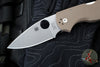 Spyderco Native 5 Lockback Folder- Brown G-10 Handle- Satin 15V Steel Blade C41GPBN15V5
