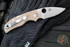 Spyderco Native 5 Lockback Folder- Brown G-10 Handle- Satin 15V Steel Blade C41GPBN15V5