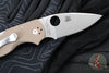 Spyderco Native 5 Lockback Folder- Brown G-10 Handle- Satin 15V Steel Blade C41GPBN15V5